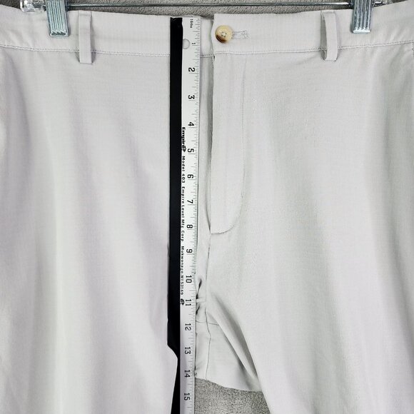 Men's Light Gray Greg Norman Performance Shorts 9.5" Inseam Size 38 - Picture 6 of 11